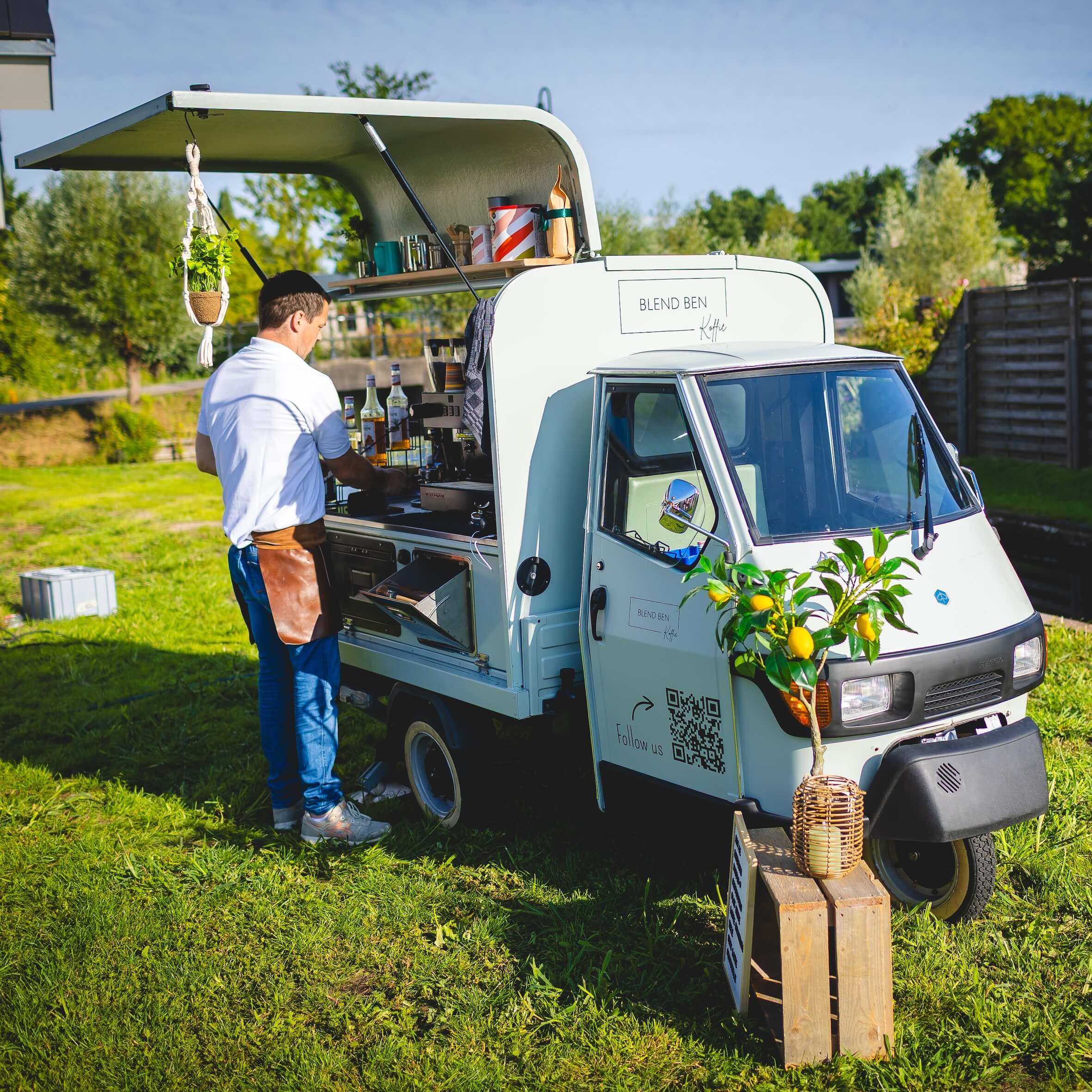 Koffiekar op je bruiloft - Charming Weddings & Events
