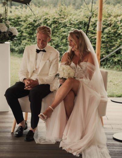 Weddingplanner voor bruiloft op eigen locatie | Fleur & Max